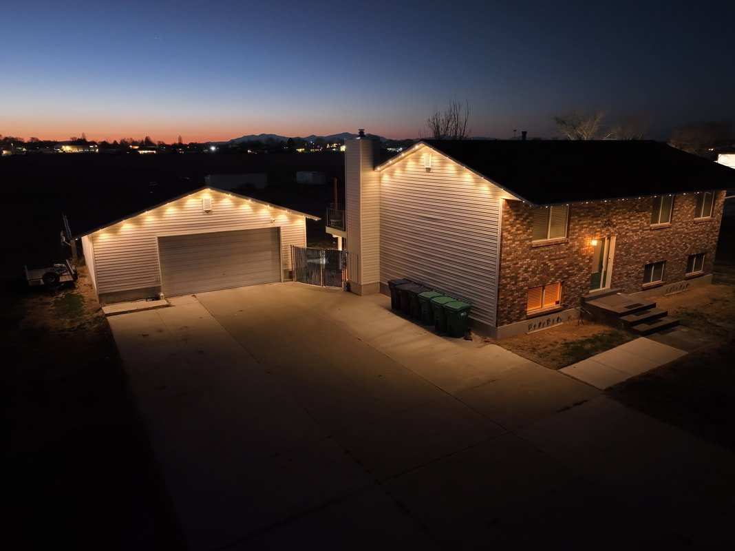 roofline LED lighting installation Ogden Utah