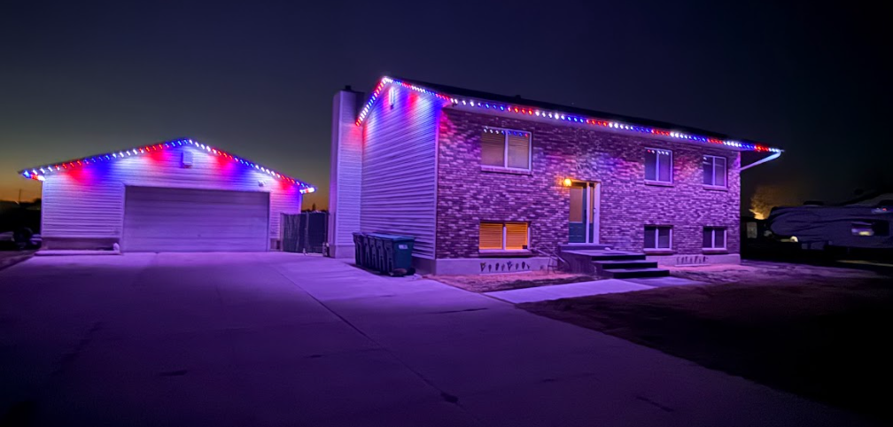 year round Christmas lights Ogden